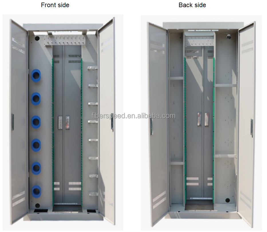 Odf Optical Fiber Distribution Frame Ftth Indoor Cabinet Rack 288 576 ...