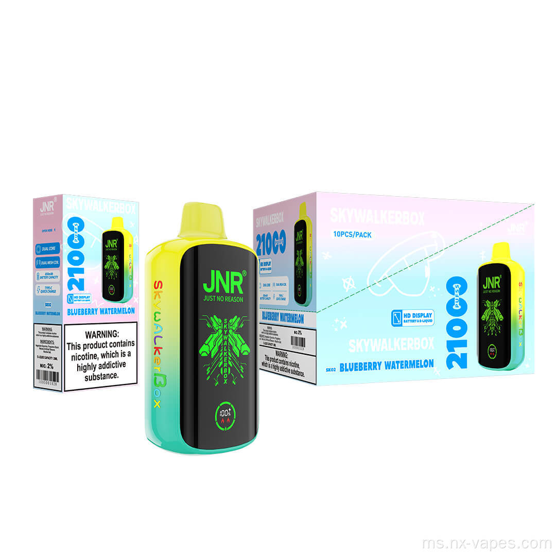 Jnr Sky Walker Box 21000 Puff Vape Pucuk