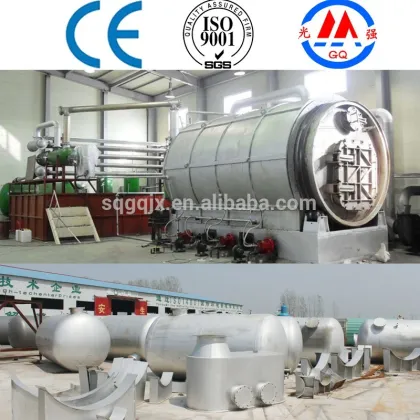 new condition pyrolysis plant plastic rubber pyrolysis machinery