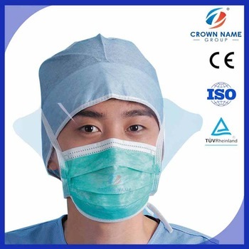 Surgical Protective Nonwoven Disposable 3ply Filter Led Face Mask