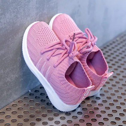 Fashion Breathable Non-Slip Light Kid's Running Sport Shoes