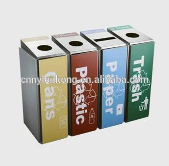 hotsale mordern stainless steel waste bin outddor garbage bin home road waste bins