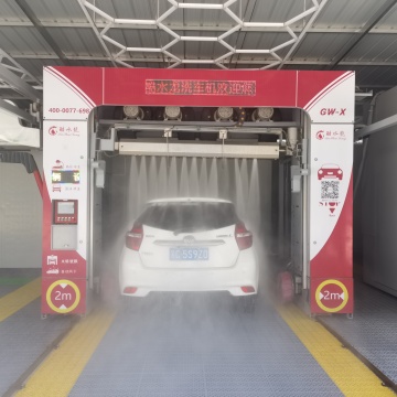 Brush type automatic car washing machine