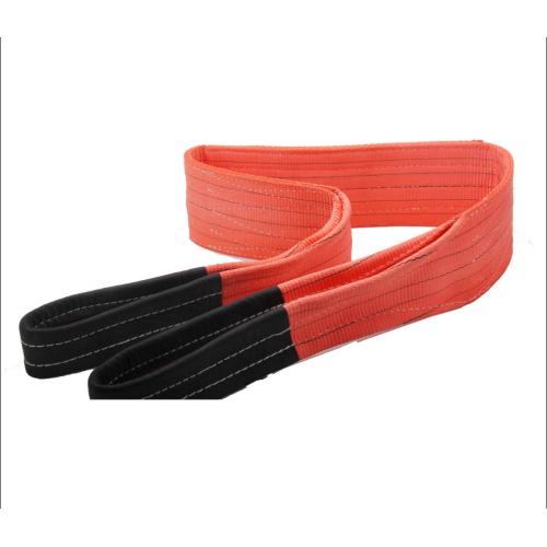 5T Loading Capacity 100% Polyester Webbing Sling Lifting Belt