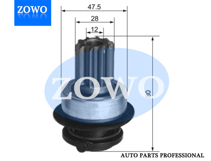 54 9172 Starter Bendix 10t Bosch