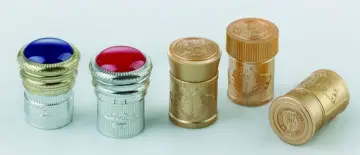 Glass bottles with screw caps