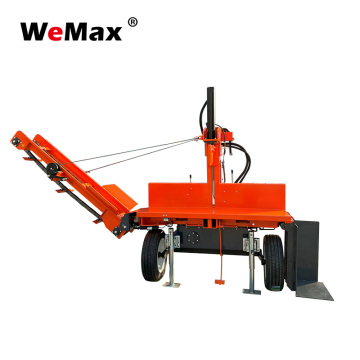 High-Speed Hydraulic Log Splitter with Pedal Operation and Unlimited Diameter