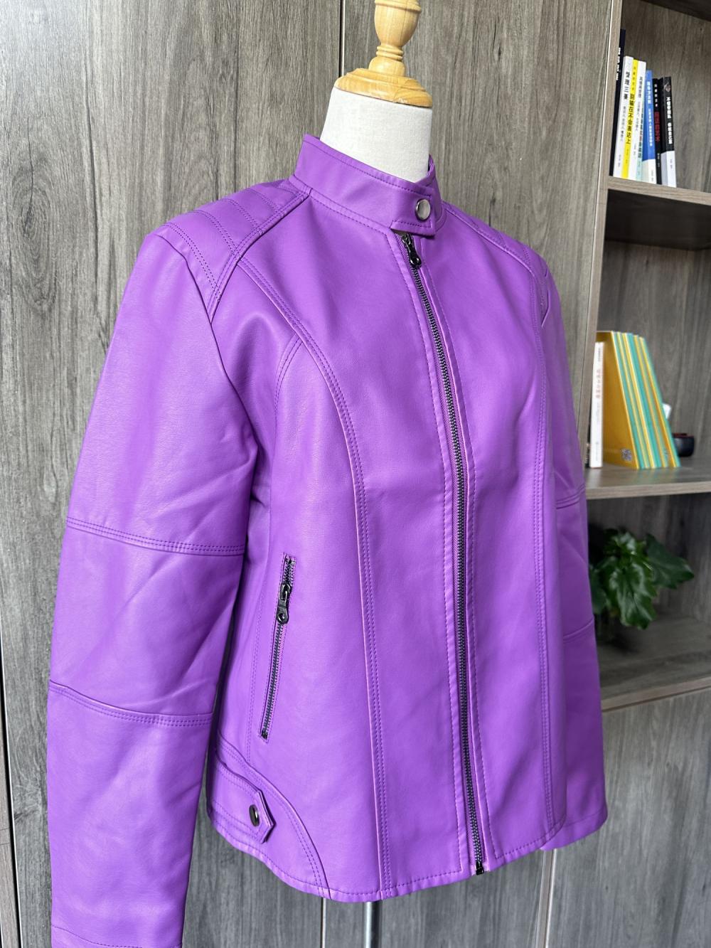 long leather jacket womens