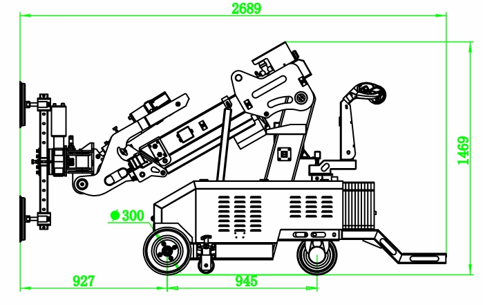 Glass installation robot 400kg (4)