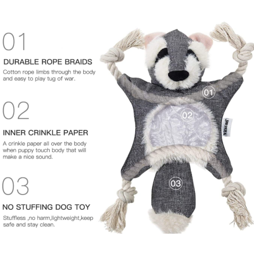 Plush Squeak Toys for Small Dogs and Puppy