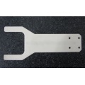 Alumina ceramic arms for silicon wafer clamping