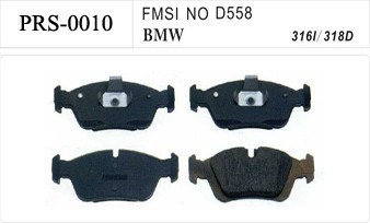 Semi-metalen motorfiets rem pad voor BMW