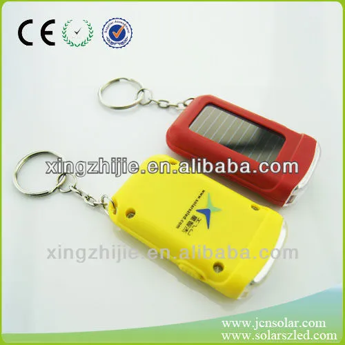 flashing solar keychain personalized for promotion items & gifts