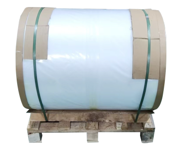Clear stretch hood film for pallet wrapping