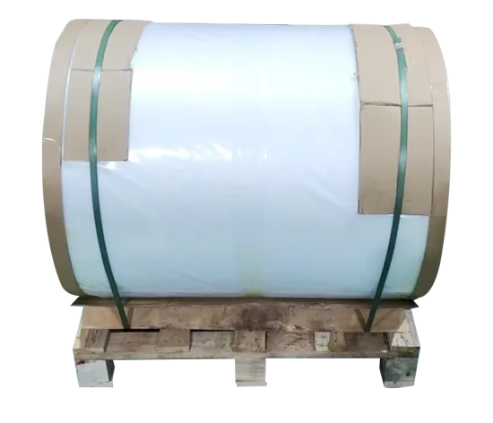 Clear stretch hood film for pallet wrapping