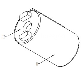 Damper  Boundary dimension of DYO9A 