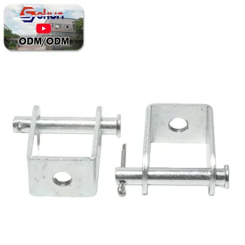 Customizable Hot Dip Galvanized Carbon Steel Hardware: D Clevis Insulator Bracket and Ring Type
