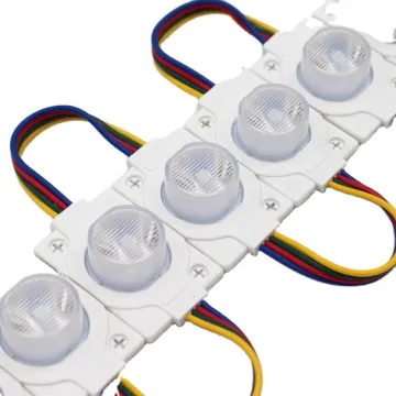 1.5W RGB LED Module - Hot Sale, Edge-Lit SMD3535, Single Lens, IP65, 48x32mm, 12V Party, KTV, Bar Lighting