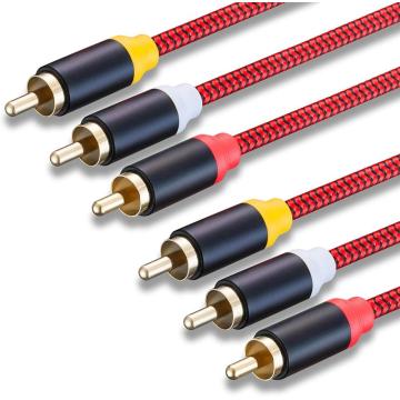 كابل الصوت الستيريو 24K Cable RCA Cable