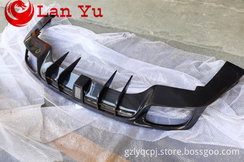 2017-2019 Porsche Panamera 971 Carbon Fiber Rear Lip Spoiler and Lamp Modification