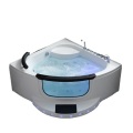 Terapia de agua hidráulica Bañera de masaje de lujo con hermosas luces