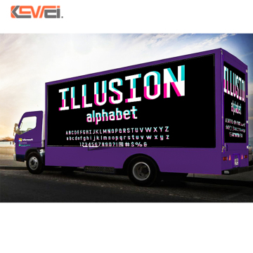 Aangepaste zonnetrailer Mobiliteit Scooter Digitale display module voor led -achterruit van vrachtwagens
