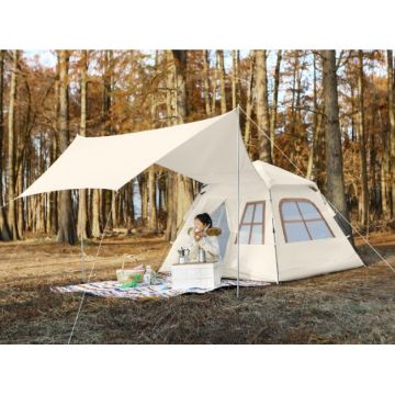 Quick Open 3-6 Persoun Outdoor Tent Canopy integréiert