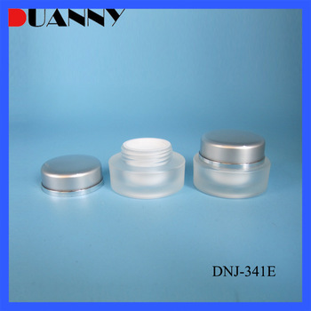ACRYLIC ROUND FROSTED JAR FOR COSMETIC SAMPLE AND UV NAIL GEL IN STOCK