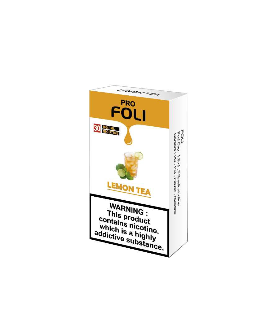 Lemon Tea Vape Pod Flavor Wholesale Foli Pro