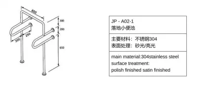 Vive Metal Grab Balance Handrail Shower Assist Bathroom