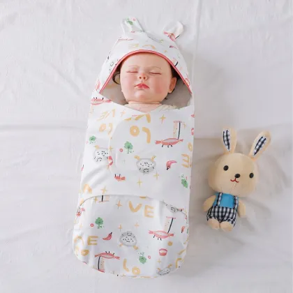 Newborn Baby Swaddle Sleeping Bag - Pure Cotton Spring/Winter Baby Supplies