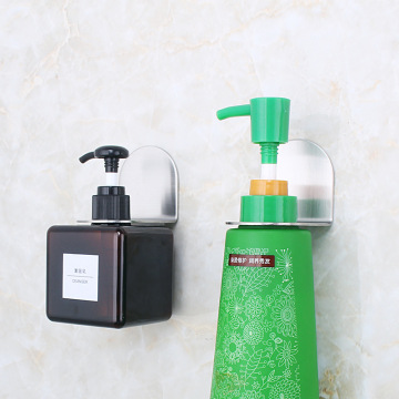 Bathroom Clamp Holder Stainless Steel  Wall Rack With Holder Hand Sanitizer Hanger