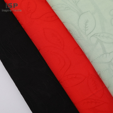 Cheap Wholesale 100% Rayon Floral Breathable Jacquard Fabric For Shirts