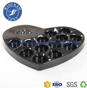 Heart Shapes Tray For Chocolate Cake Box Packaging