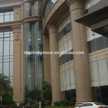 Golden granite column,Roman Column,stone column