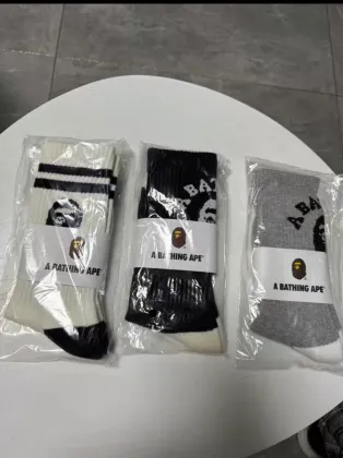 Wholesale Unisex Bape Designer Basketball Socks