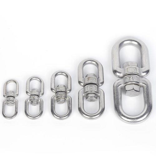 Industrial SS 304 stainless steel ring connector M3-M28 Stainless Steel Rigging Eye Swivel Manufactory