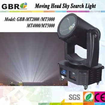 Multi Color RGB Sky Search Light Beam