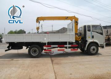 4X2 Euro2 Truck Mounted Hydraulic Crane