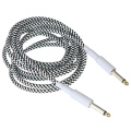 ammoon 3Meters/ 10 Feet Electric Guitar Cable Musical Instrument Cable Cord 1/4 Inch Straight to Right Angle guitar accessories