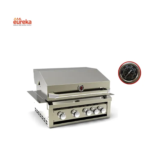 304 Stainless Steel Easily Cleaned Outdoor Kitchen Built in BBQ Gas Grill