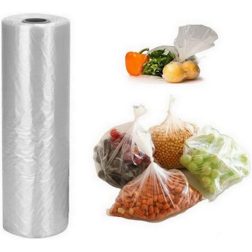 Retail Plastic Side Seal Shopping Snack Poly Vegetable Food Packaging Snack Bag