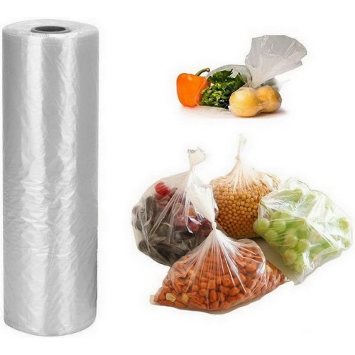 Retail Plastic Side Seal Shopping Snack Poly Vegetable Food Packaging Snack Bag