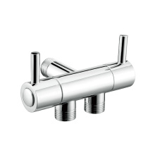 Triangle handle zinc alloy toilet angle stop valve