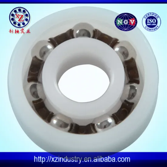 6000 6001 6002 stock plastic ball bearing PA/POM bearing