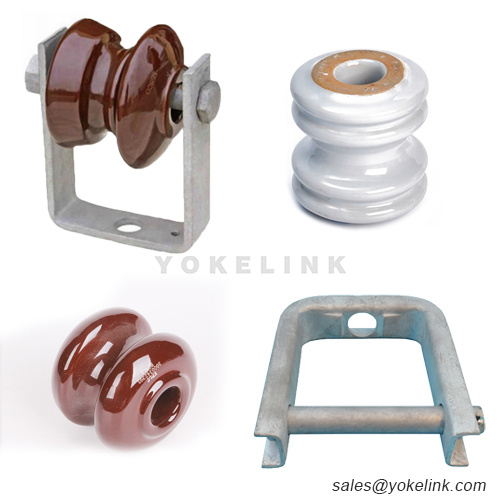 Jenis isolator spool porselen untuk saluran transmisi