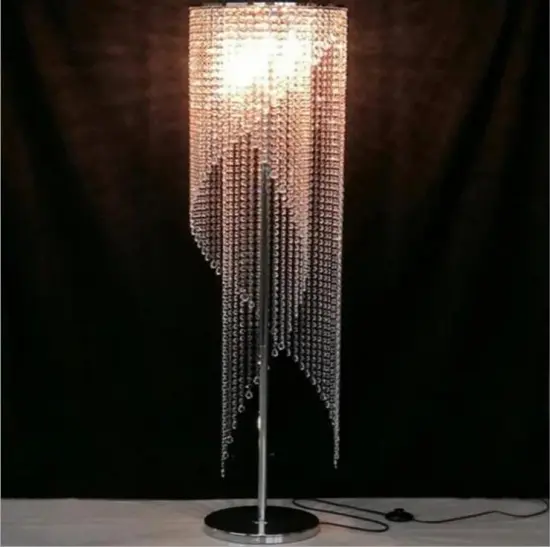 INSHINE Upright Crystal Floor Lamp