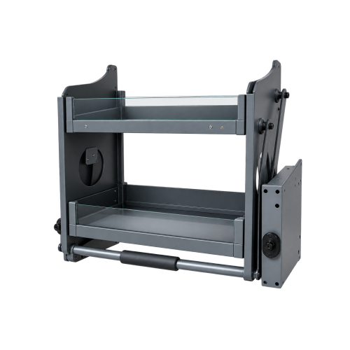 Cozinha de rack de armazenamento de elevador de gabinete pull-down de camada dupla