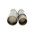 Hybrid Plug Circular M23 Female Connectors for Industry