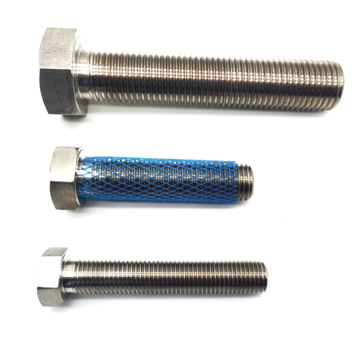 DIN933 Fastener SS304 / 316 baut hex threaded penuh